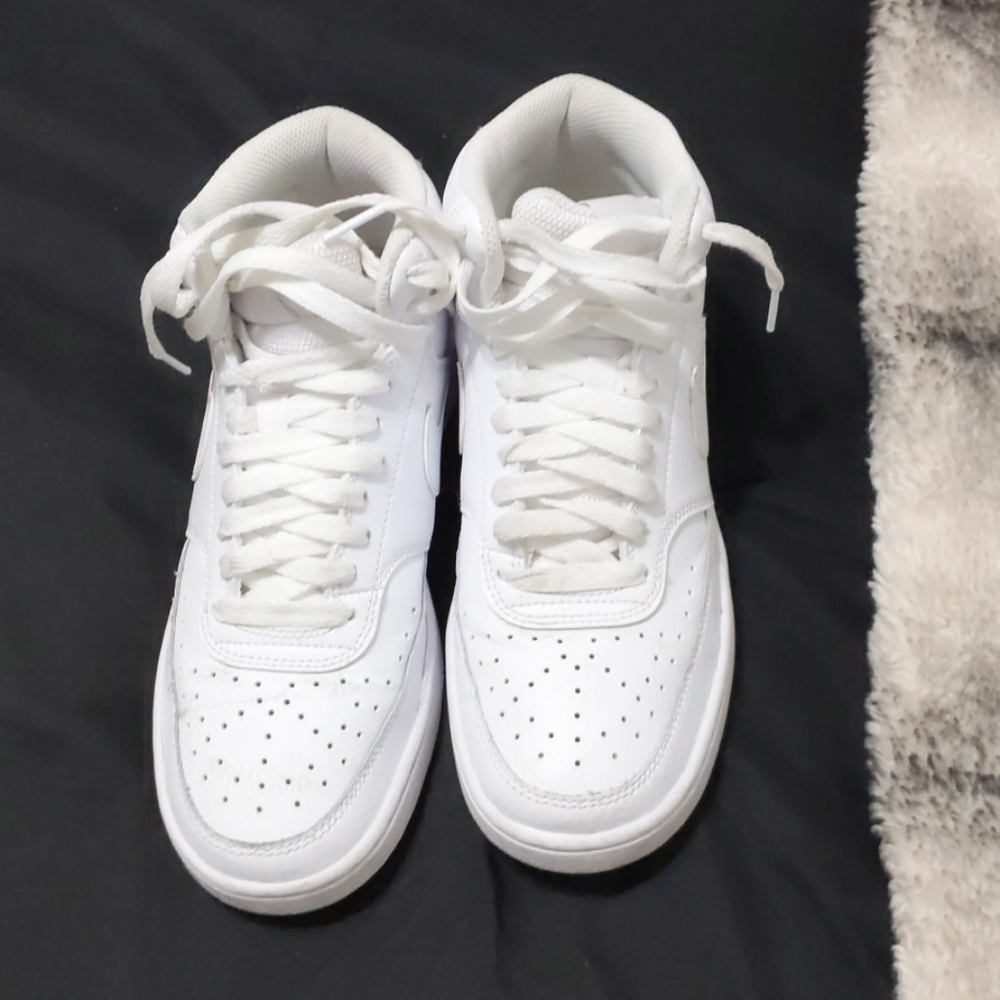 Size 6.5 mid rise Air forces by Nike